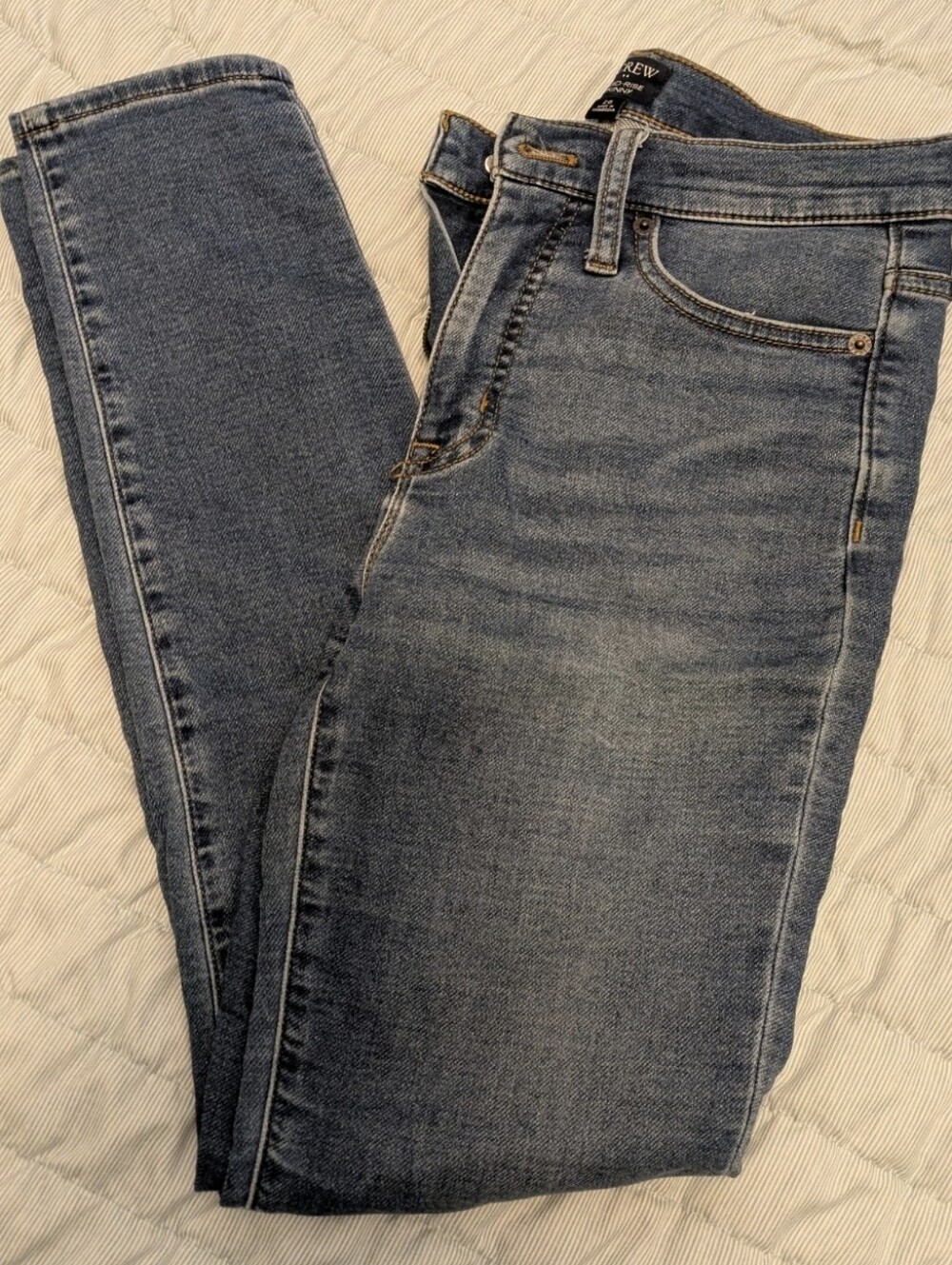 J. Crew Women's Skinny Jeans — Mid Blue Wash